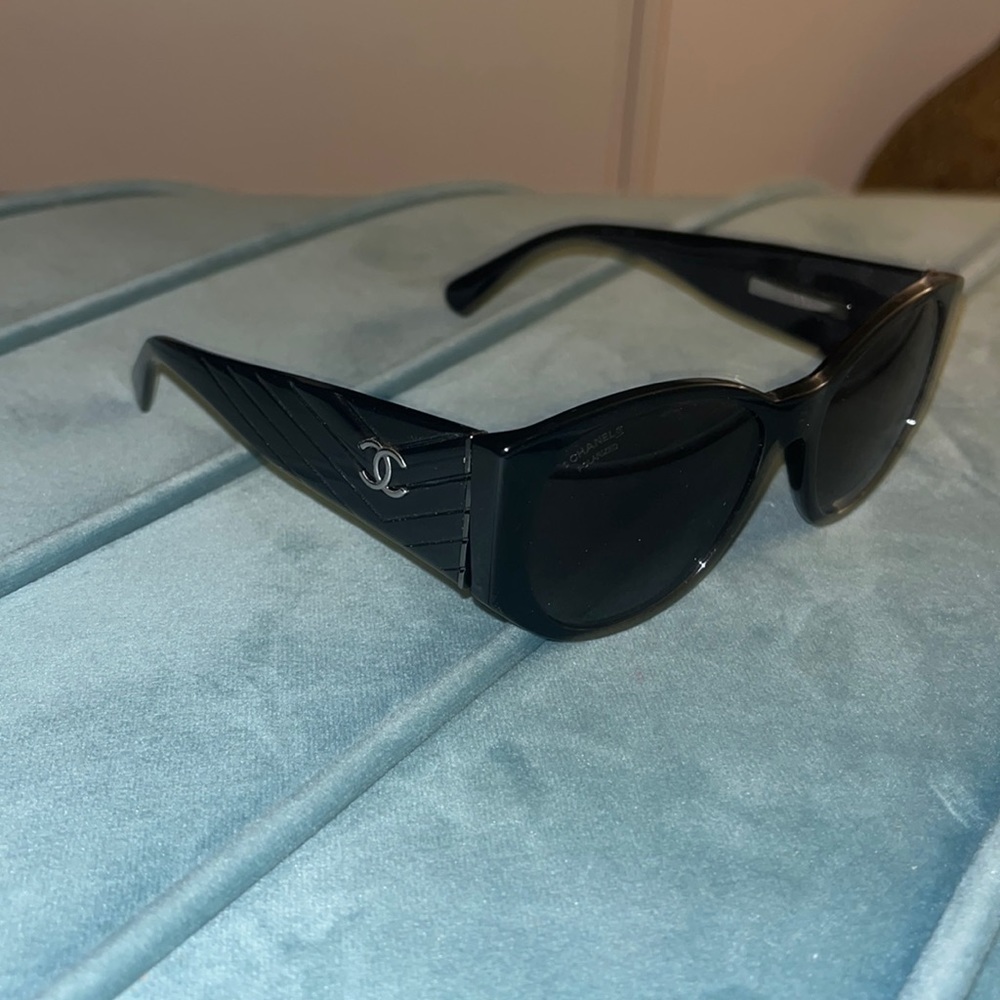 Black Chanel sunglasses